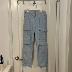 Forever 21 Blue Utility Cargo Pants Size Small